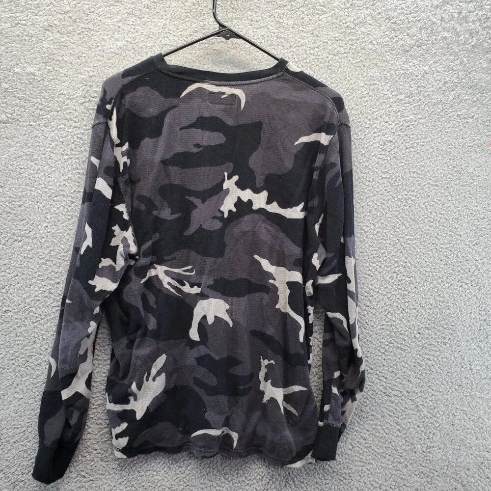 Polo Ralph Lauren Men's Black Camouflage Sleepwear Top‎ Shirt Large